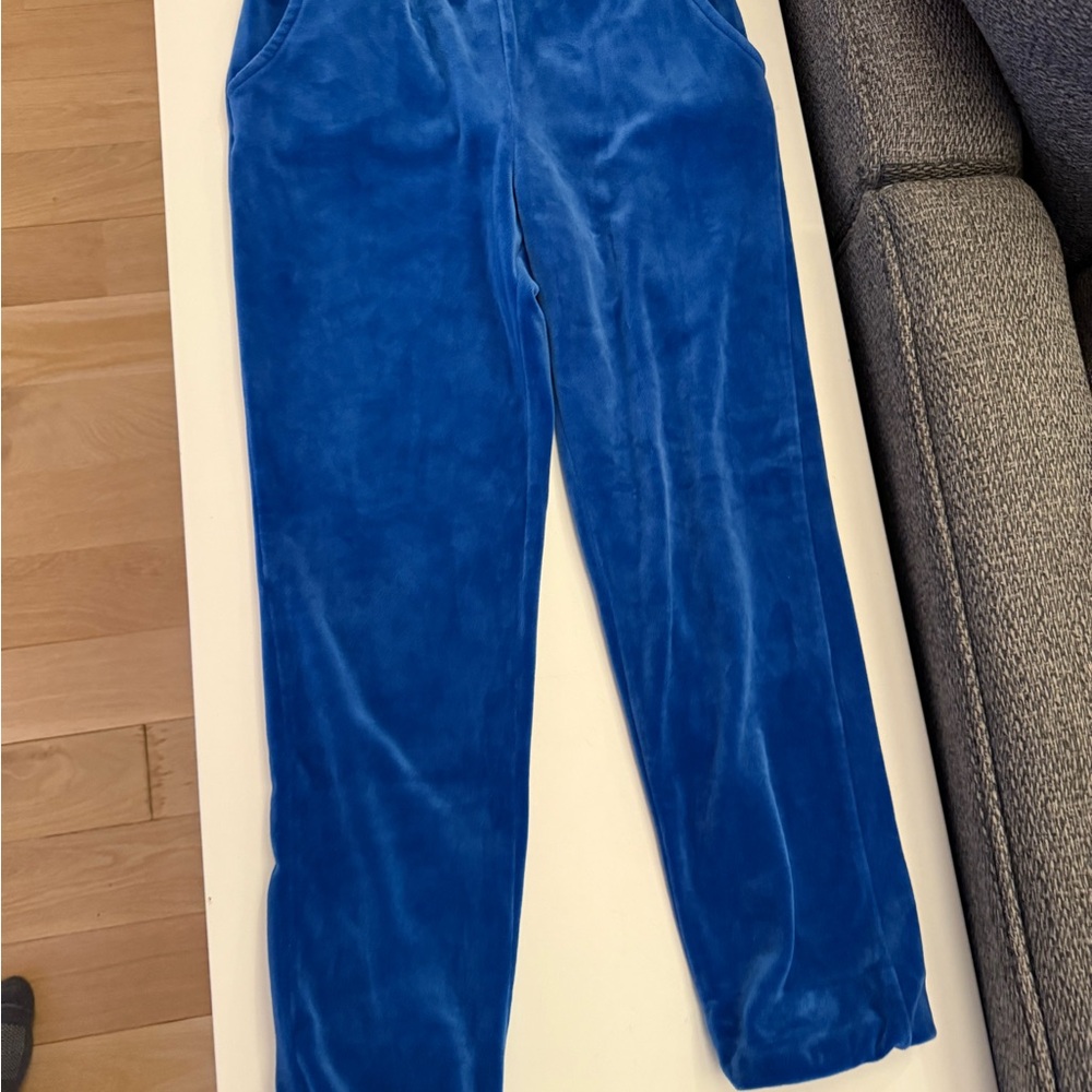 Lilly Pulitzer Kids Velour Pajama Set - Blue